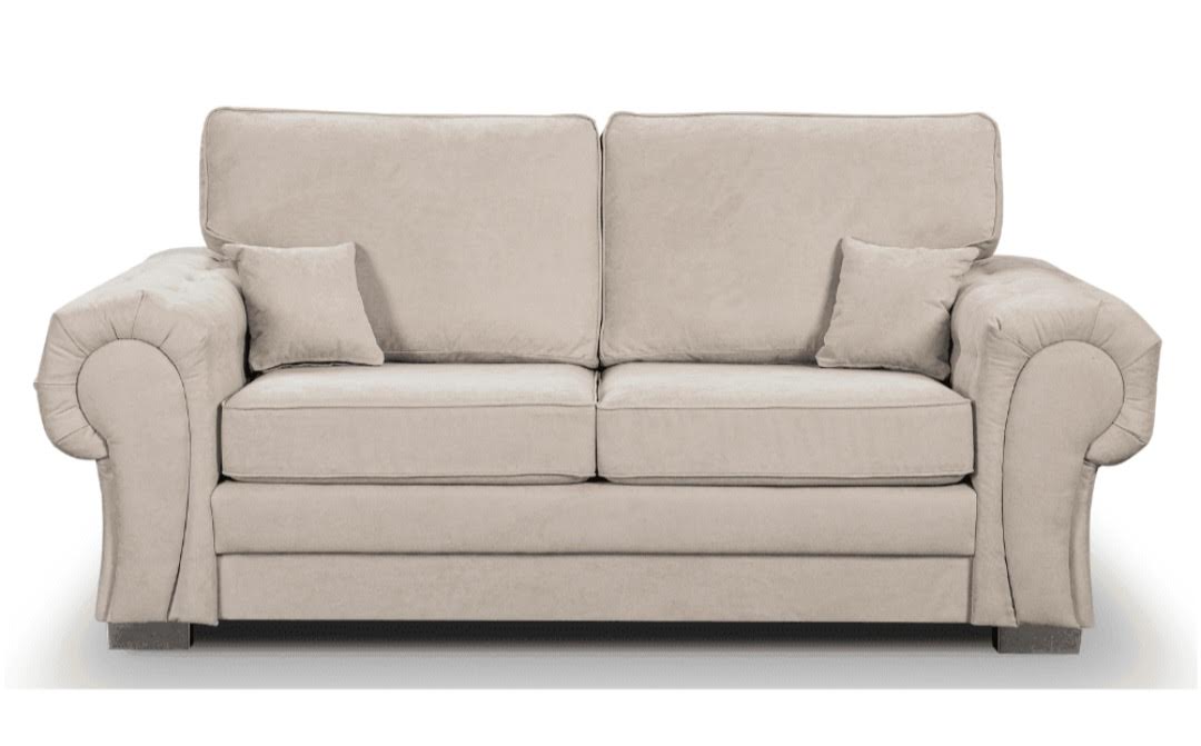 Serona Cream Fabric 3 + 2 Sofa Set