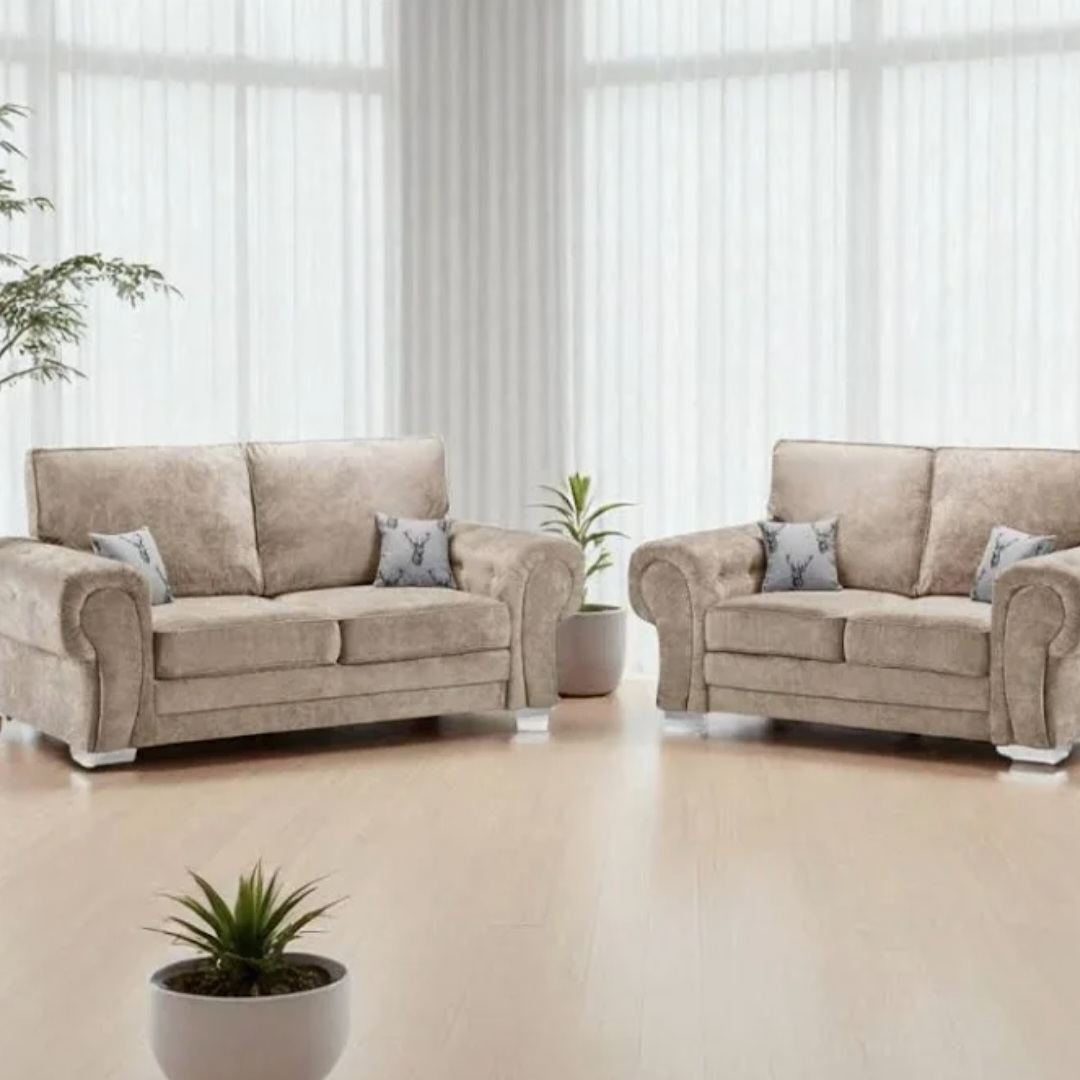 Serona Full Back Cancun 3 + 2 Sofa Set