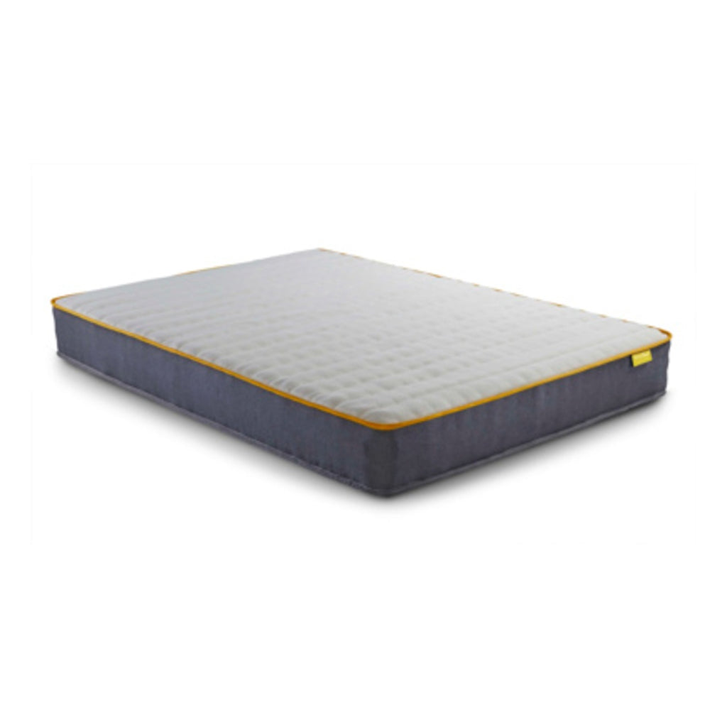 Maisey Cream Fabric Ottoman Double Bed + Sleep Happy Balance 800 Pocket Sprung Memory Foam Mattress