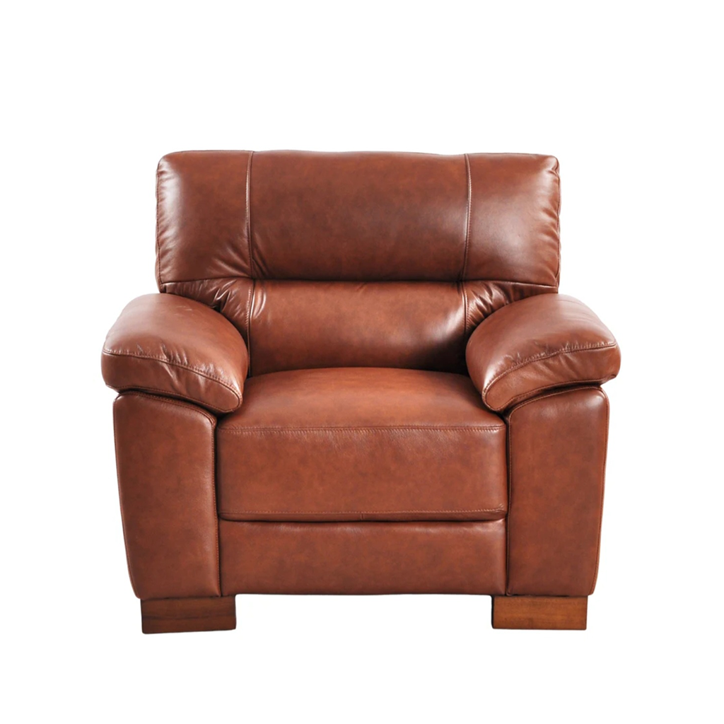 Westminster Tan Genuine Leather Armchair