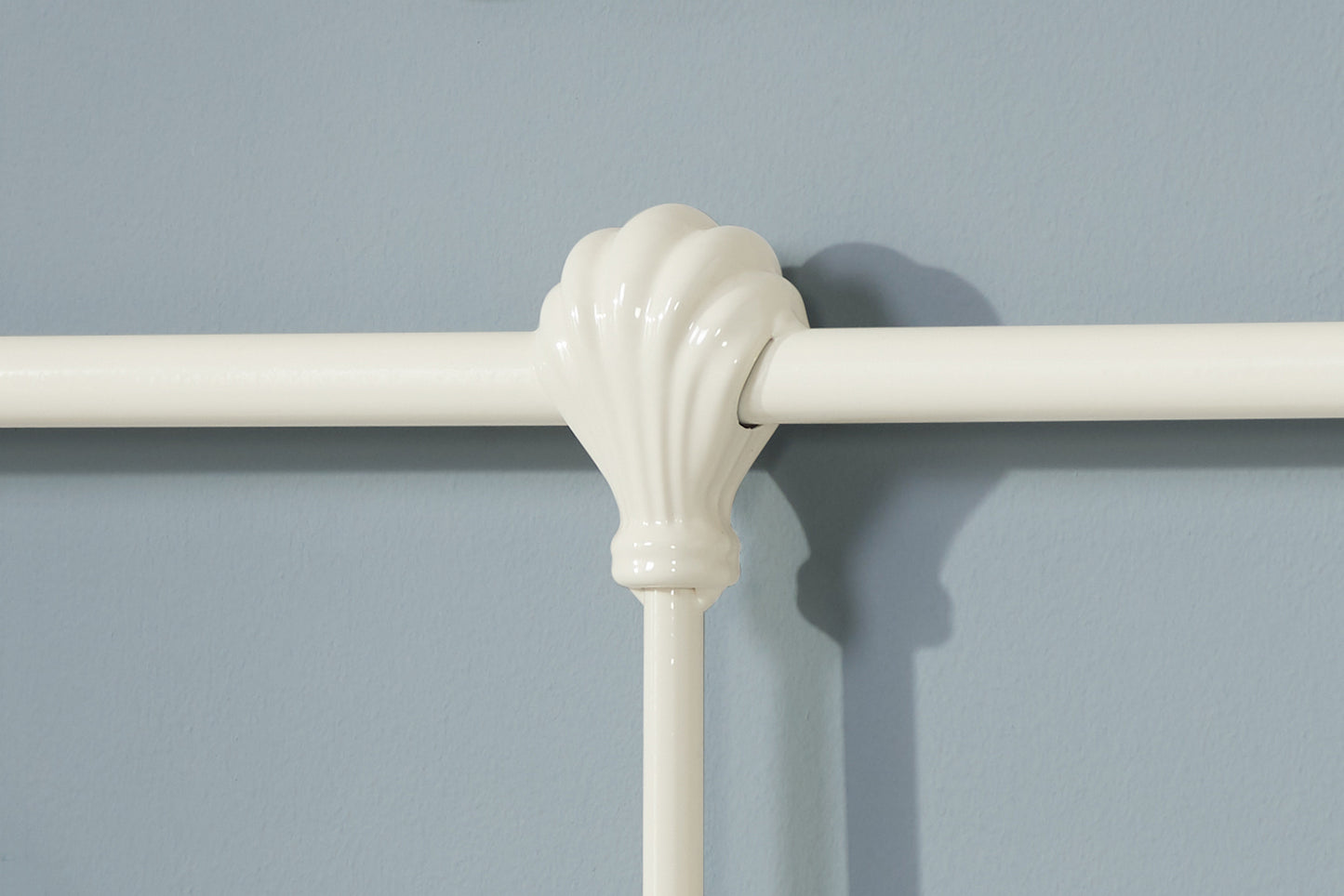 Atlas Cream Metal Single Bed + Comfort Single Mattress