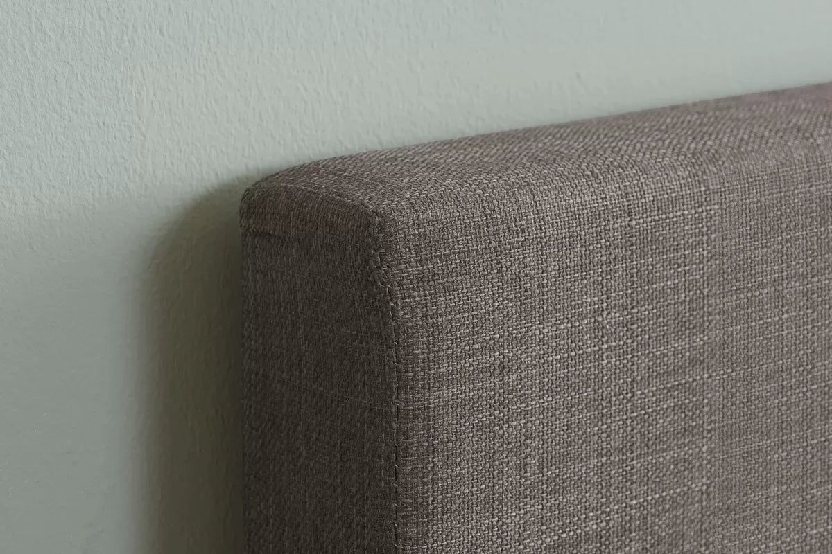 Bonn Berlin Grey Fabric Small Double Bed + Comfort Small Double Mattress