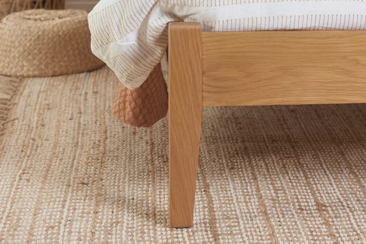 Berwick Oak King Bed + Heaven King Mattress