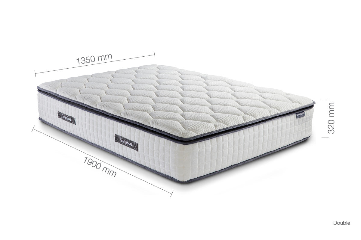 Bliss 800 Pocket Memory Pillow Top Double Mattress