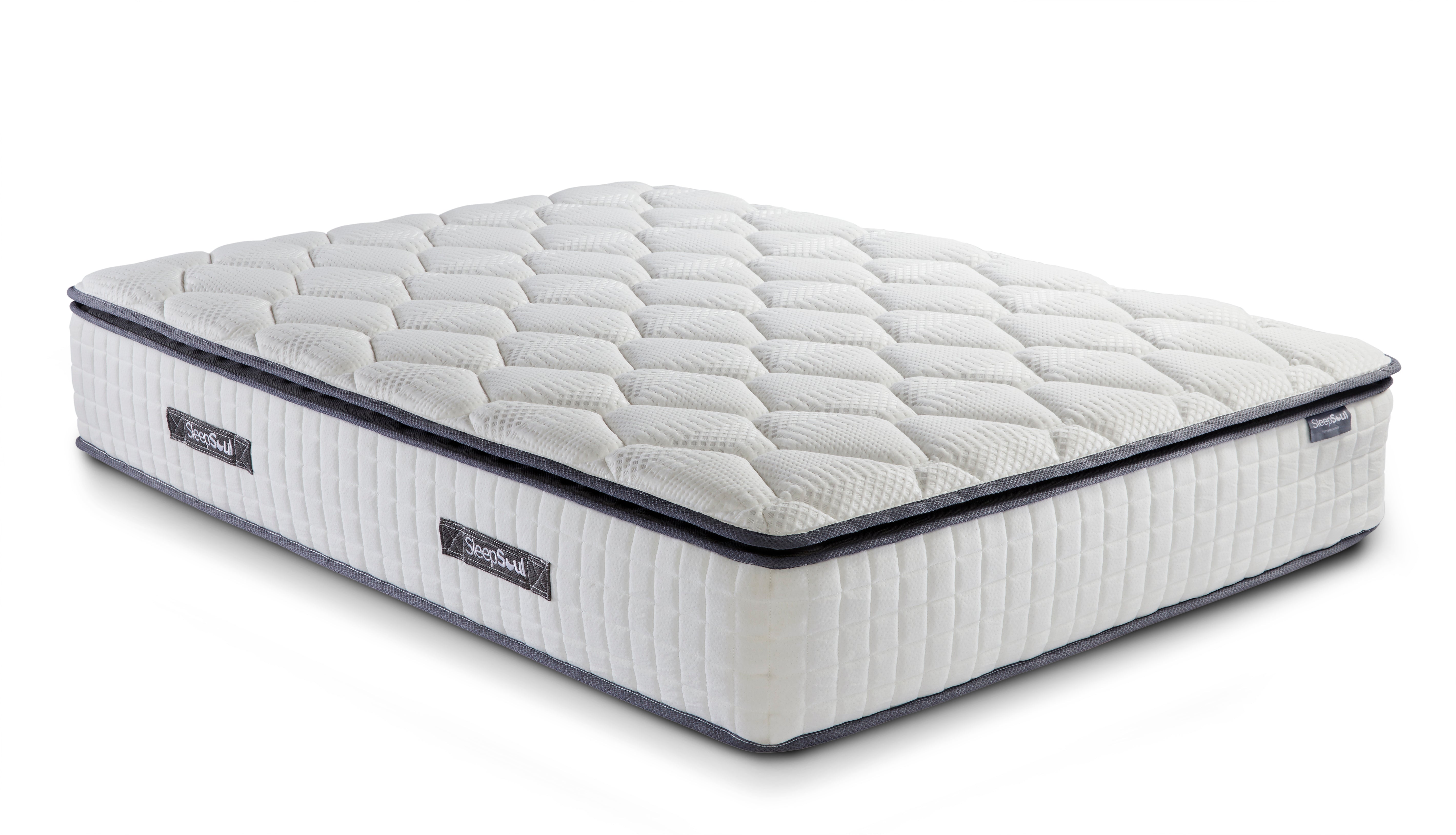 Castello Grey Sleigh King Bed + Bliss King  Mattress