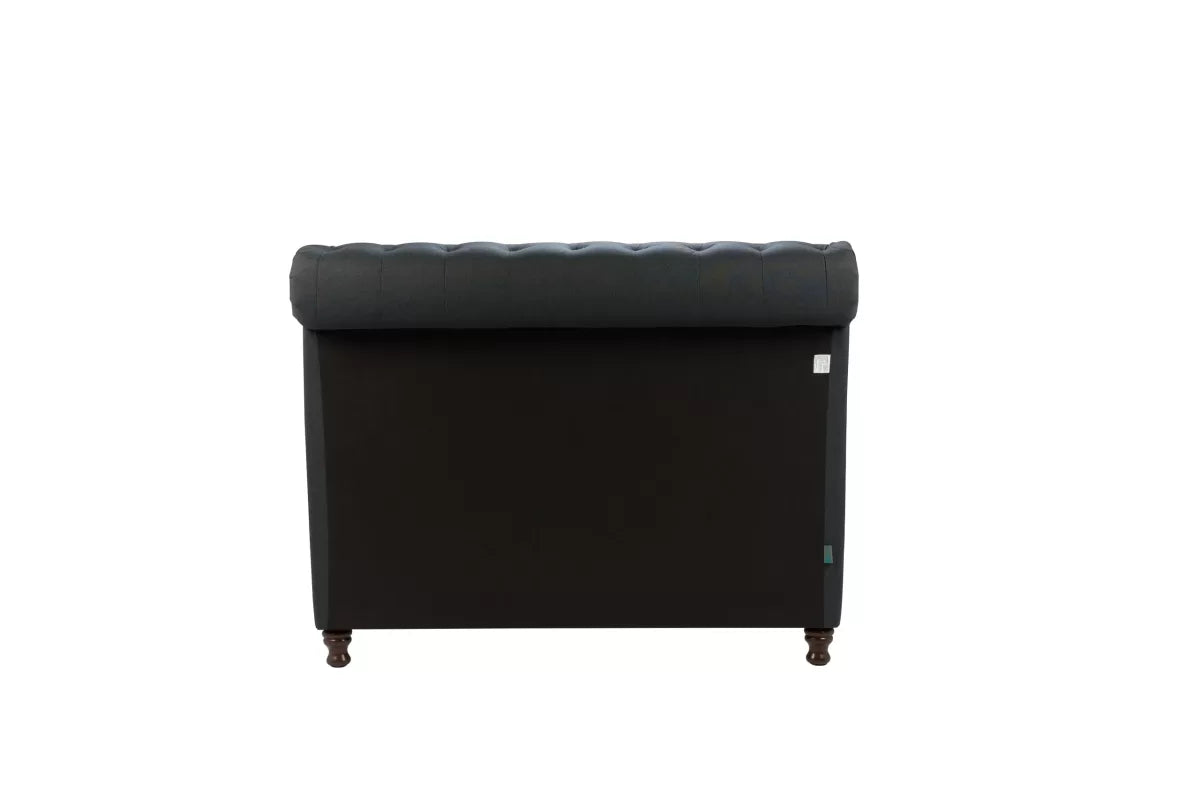 Castello Charcoal Sleigh King Bed + Bliss King Mattress