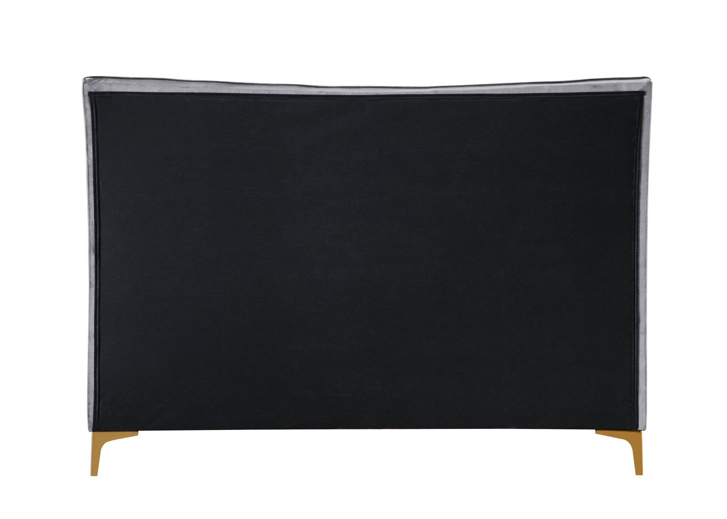 Clover Grey Fabric King Bed + Comfort King Mattress