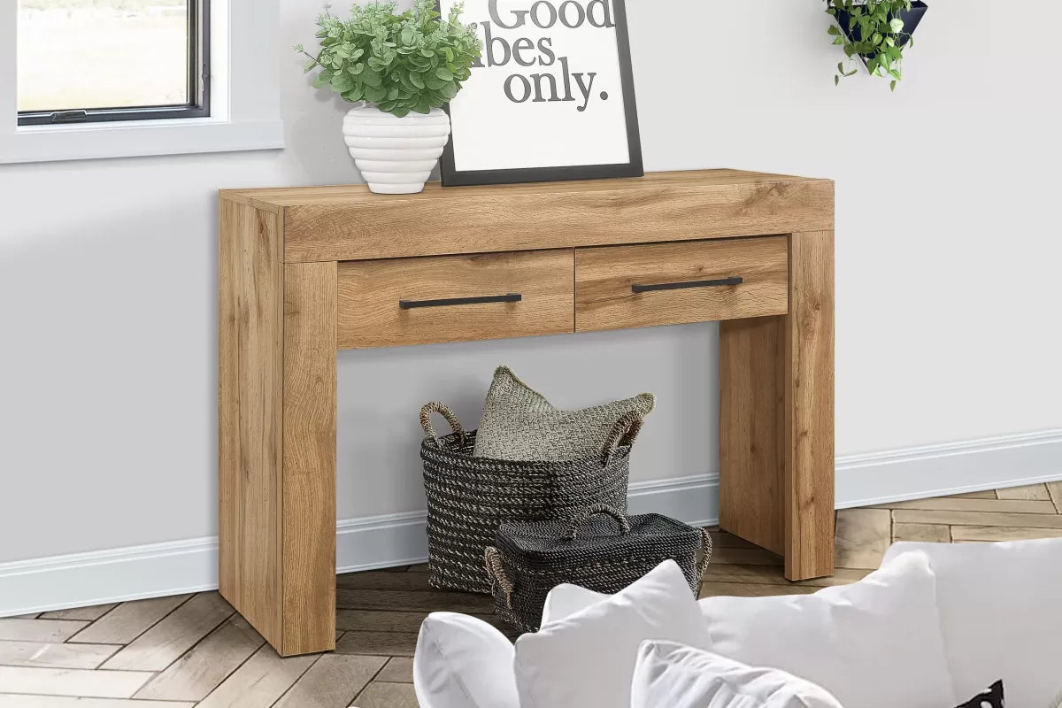Compton Oak Console Table