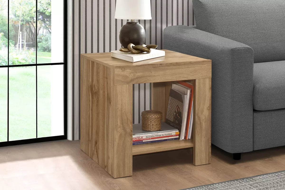 Compton Oak Lamp Table