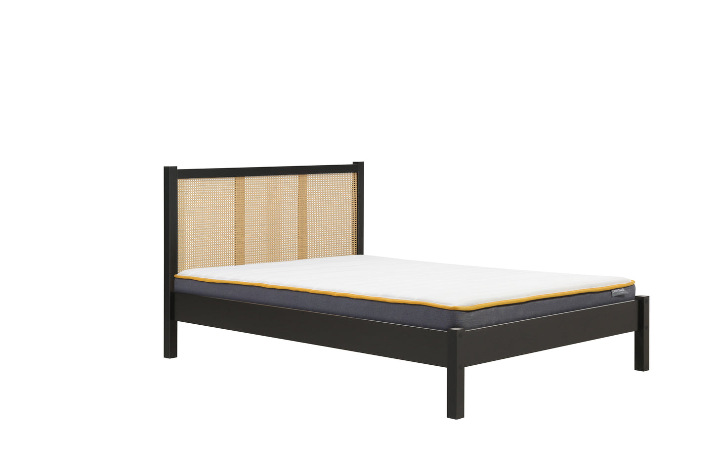 Croxley Black King Rattan Bed