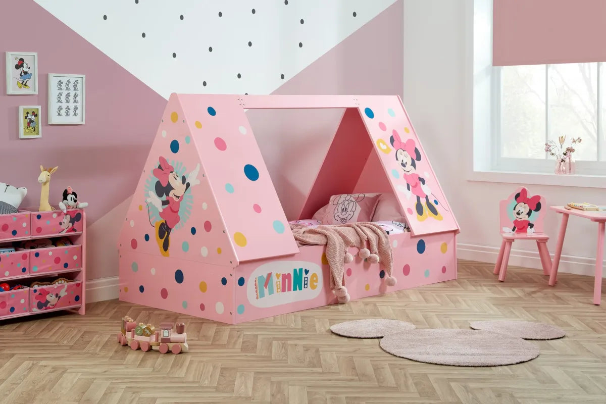 Disney Pink Minnie Mouse Single Tent Bed