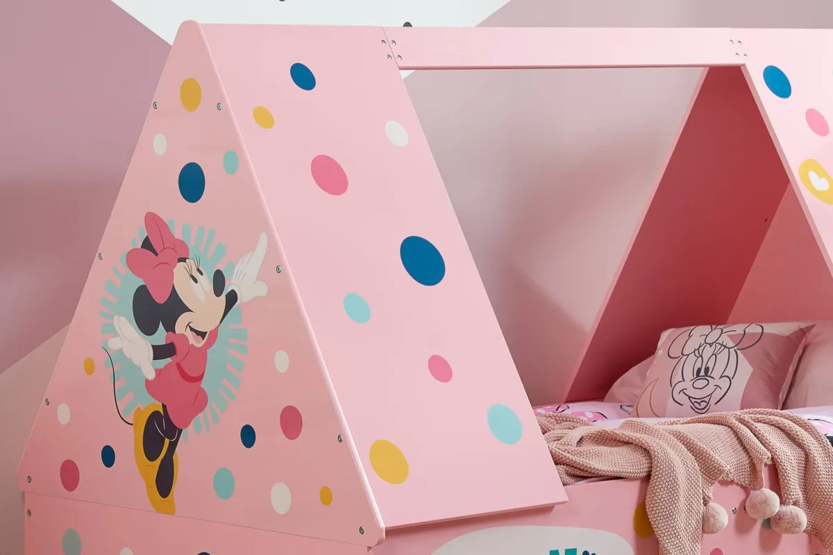 Disney Minnie Mouse Childrend Tent Bed + Single Air Mattress