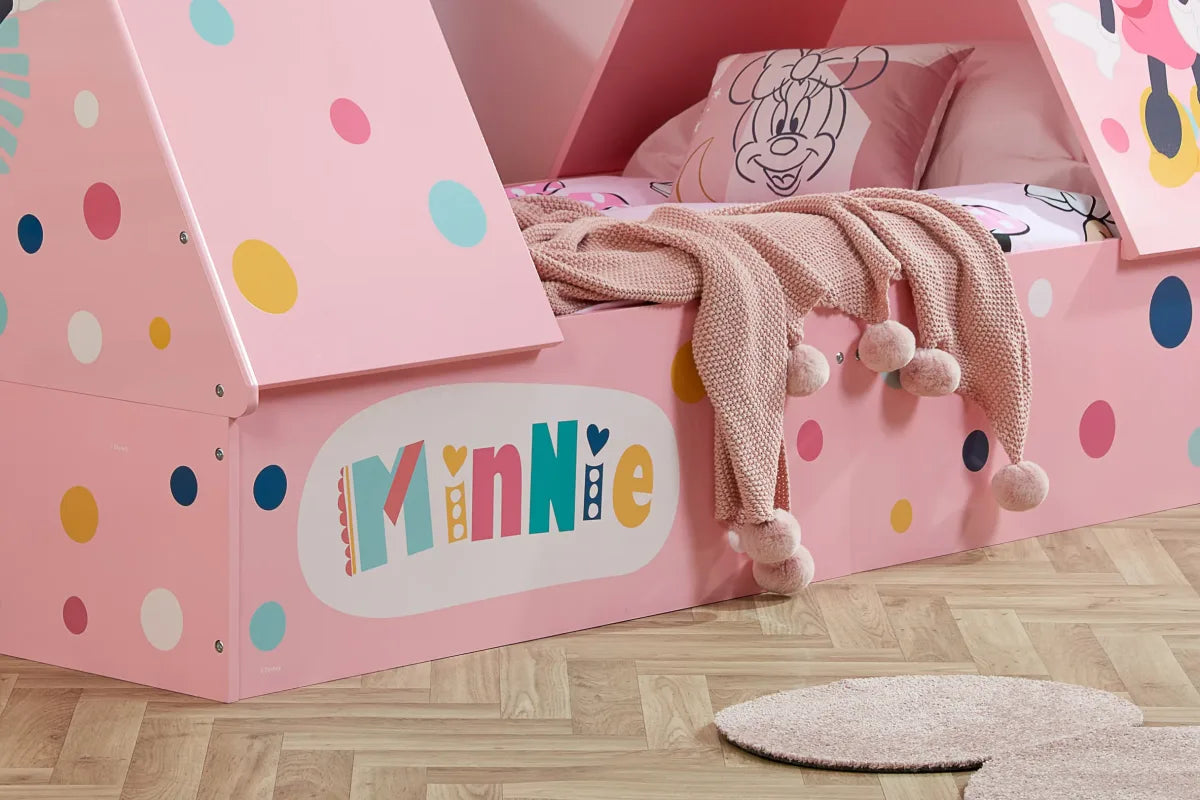 Disney Minnie Mouse Childrend Tent Bed + Single Air Mattress
