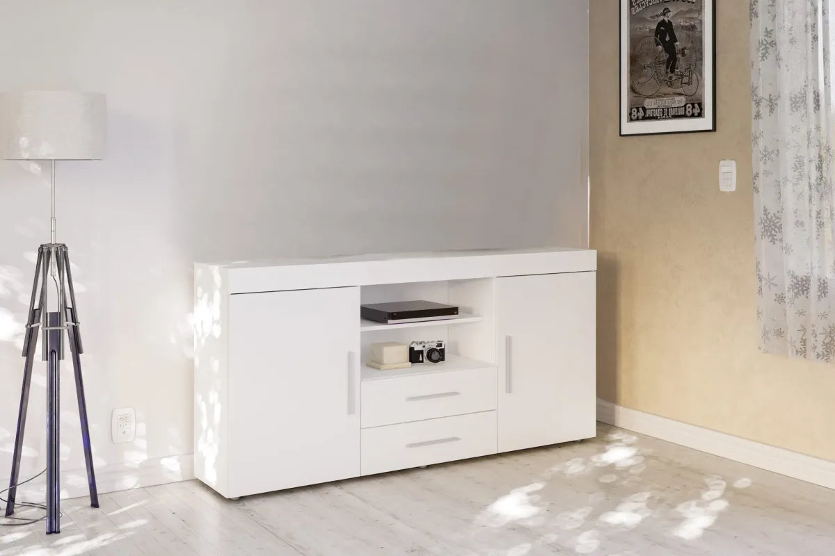 Edgeware White 2 Door 2 Drawer Sideboard