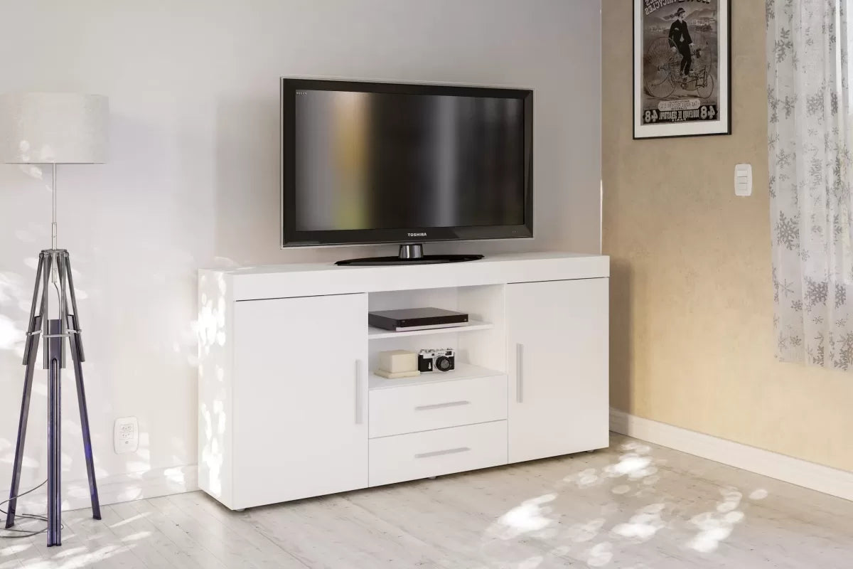 Edgeware White 2 Door 2 Drawer Sideboard