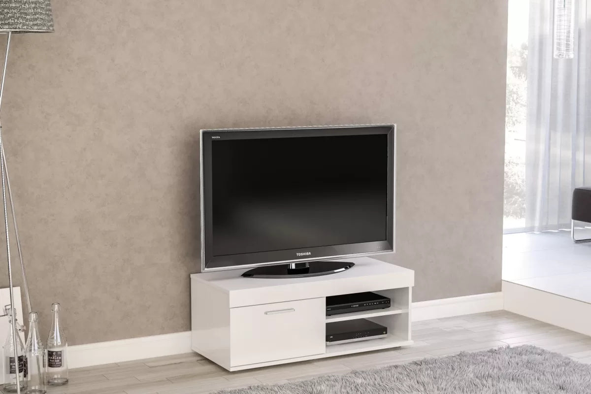 Edgeware White Small TV Unit