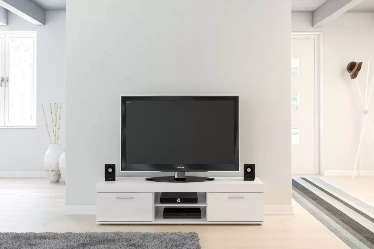 Edgeware White TV Unit
