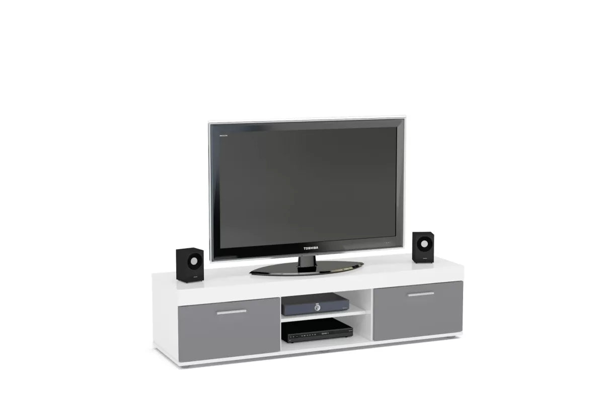 Edgeware White & Grey TV Unit