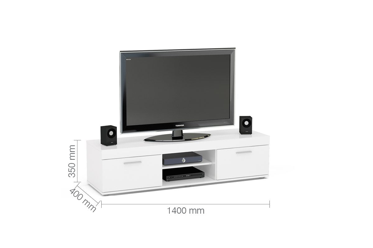 Edgeware White TV Unit