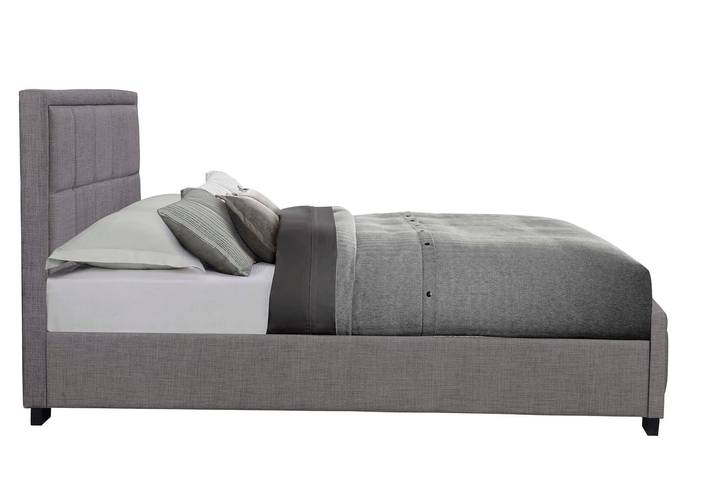 Hannover Grey Small Double Bed + Comfort Small Double Mattress