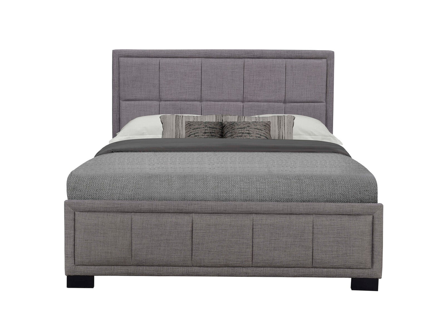 Hannover Grey Small Double Bed + Comfort Small Double Mattress