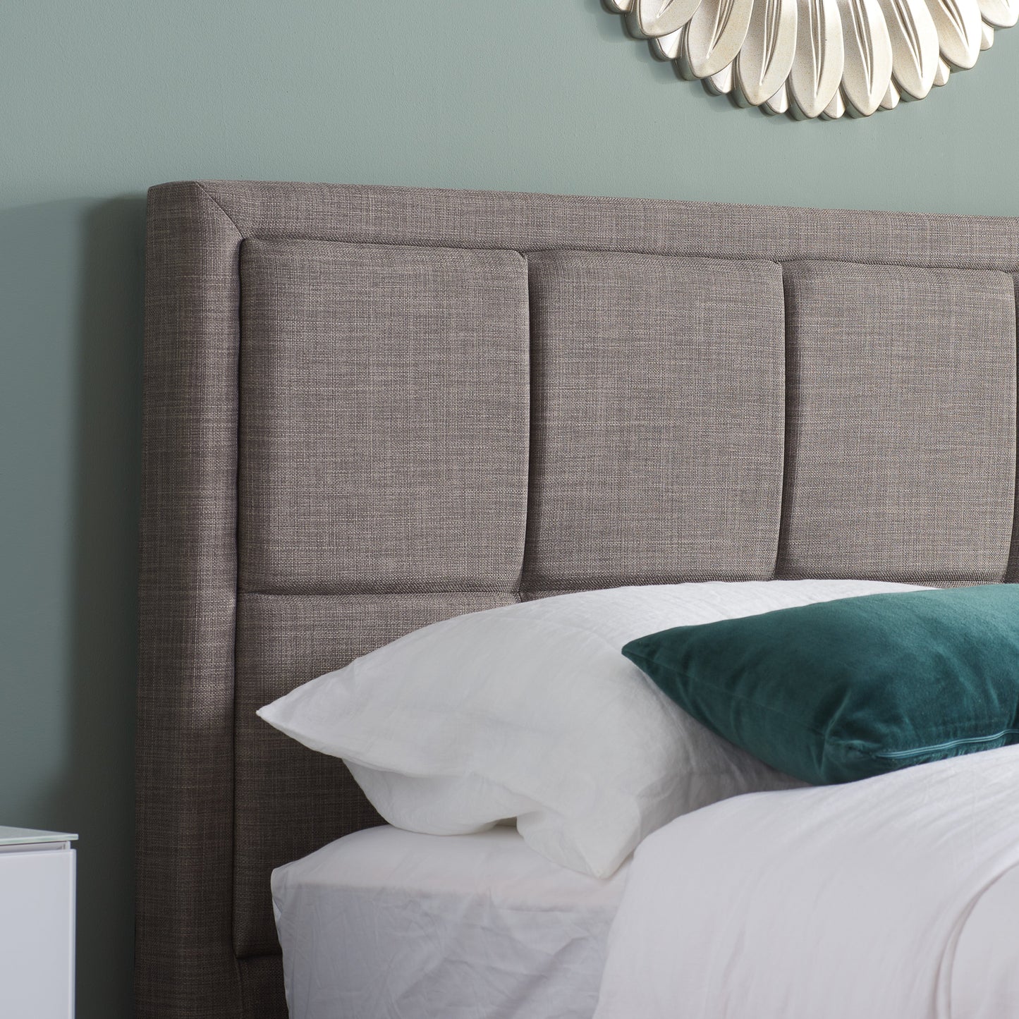 Hannover Grey Small Double Bed + Comfort Small Double Mattress