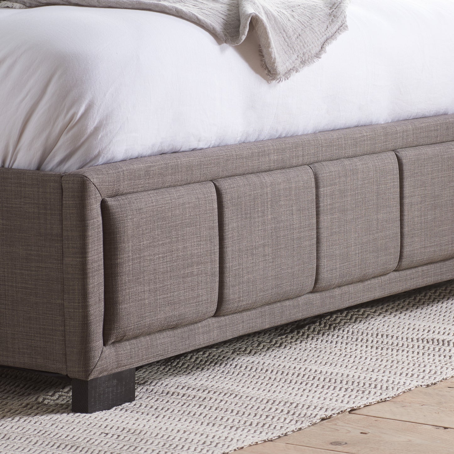 Hannover Grey Small Double Bed + Comfort Small Double Mattress