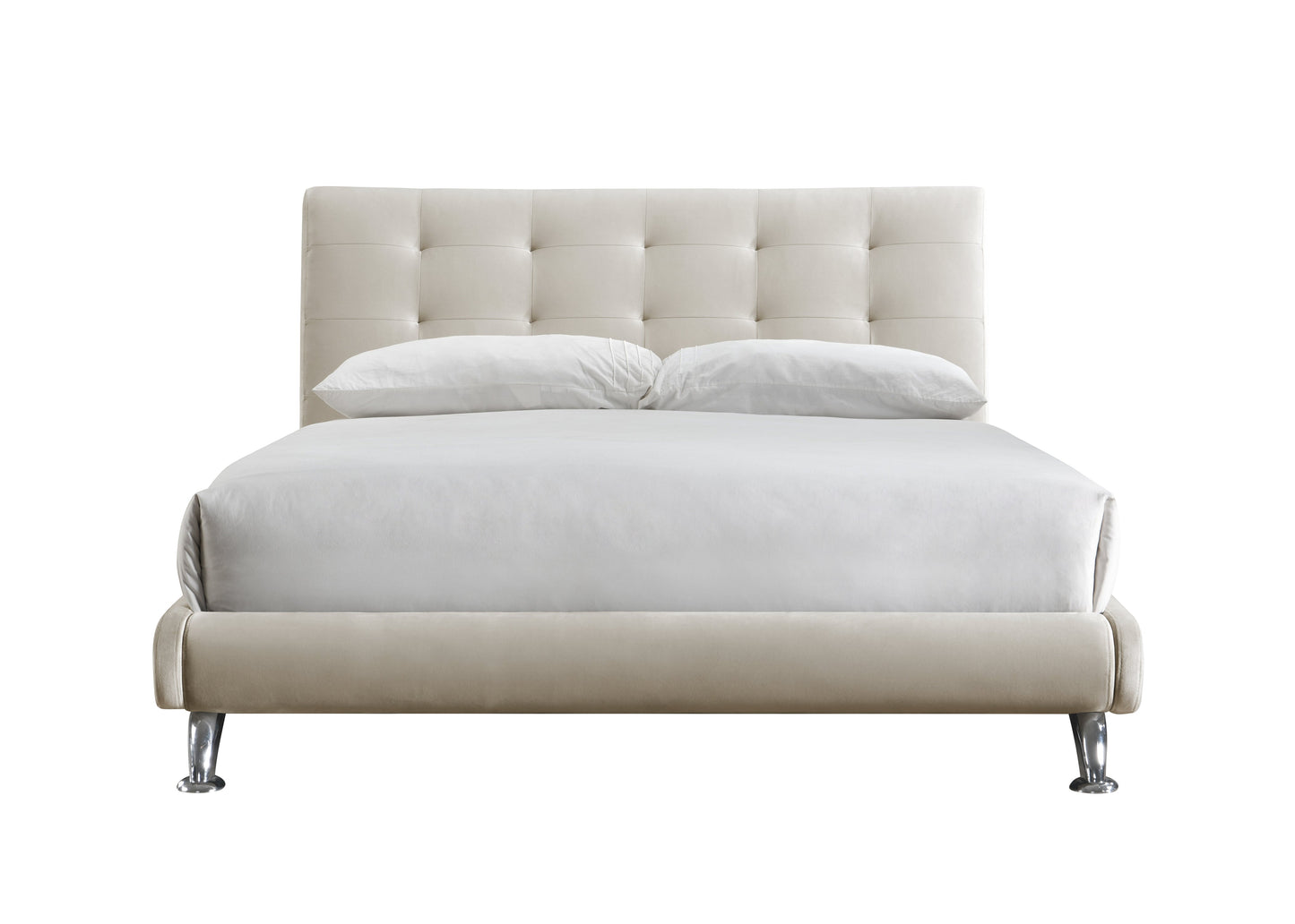 Hemlock Warm Stone Double Bed + Comfort Double Mattress