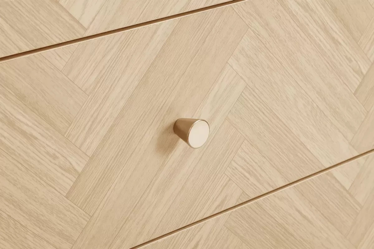 Herringford Oak 4 Drawer Chest