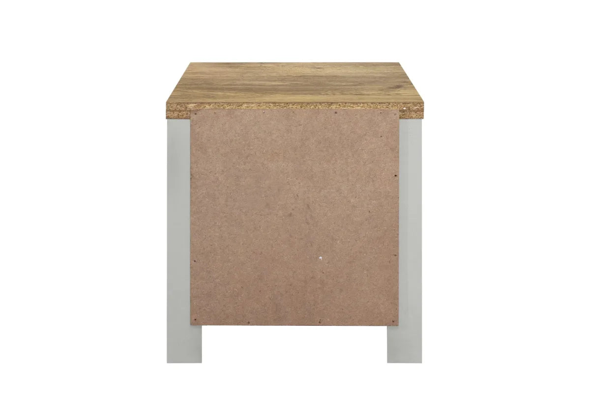 Highgate Grey & Oak 1 Drawer Lamp Table