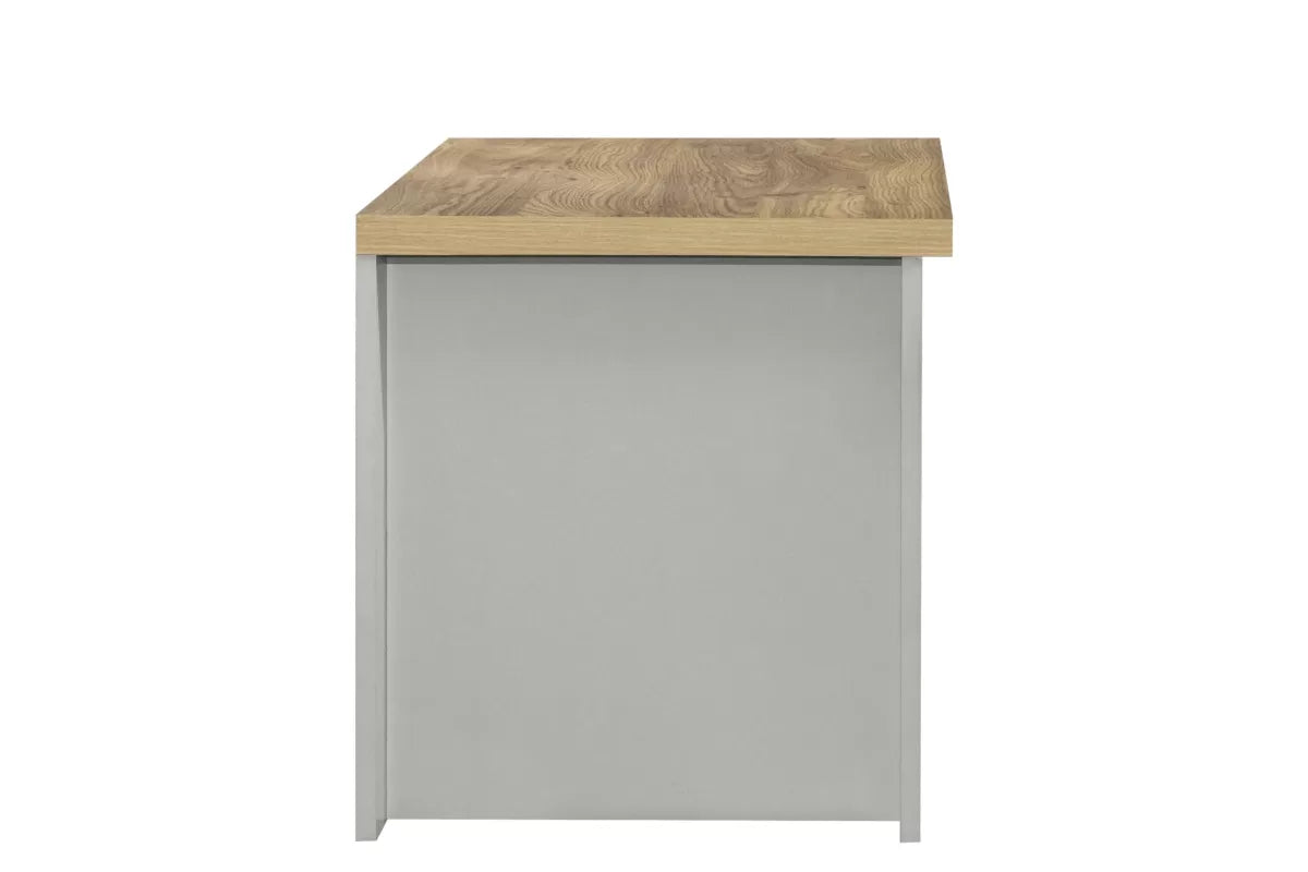 Highgate Grey & Oak 1 Drawer Lamp Table