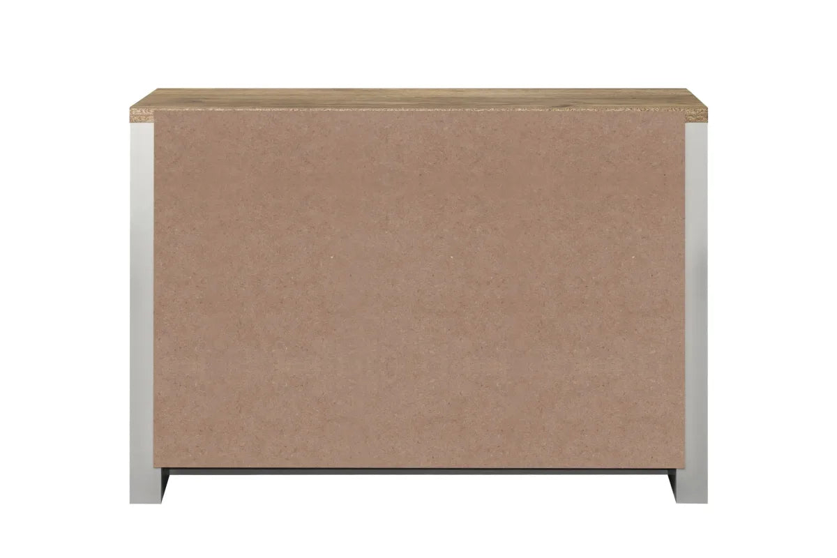 Highgate Grey & Oak 3 Door 2 Drawer Sideboard