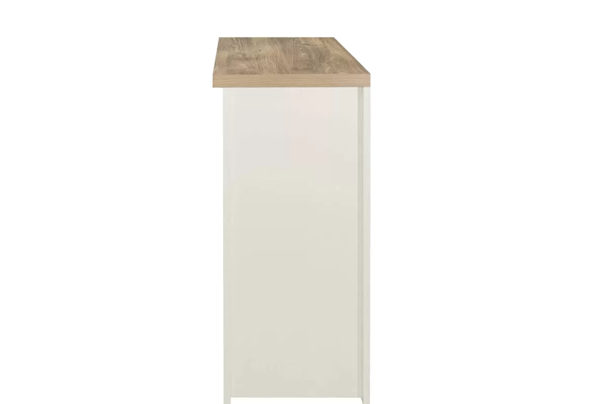 Highgate Cream & Oak 2 Drawer Console Table