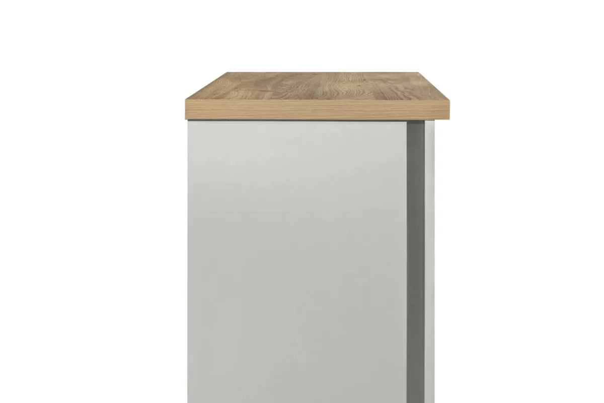 Highgate Grey & Oak 4 Drawer Chest