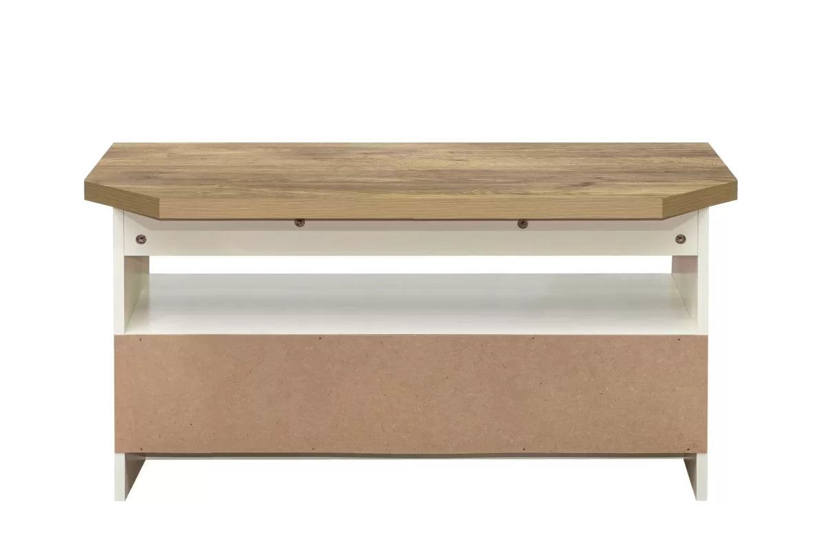 Highgate Cream & Oak Corner TV Unit