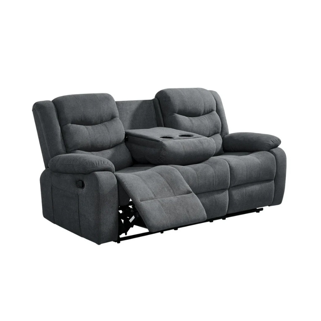 Harrogate Grey Fabric Recliner 3 + 2 Sofa Set
