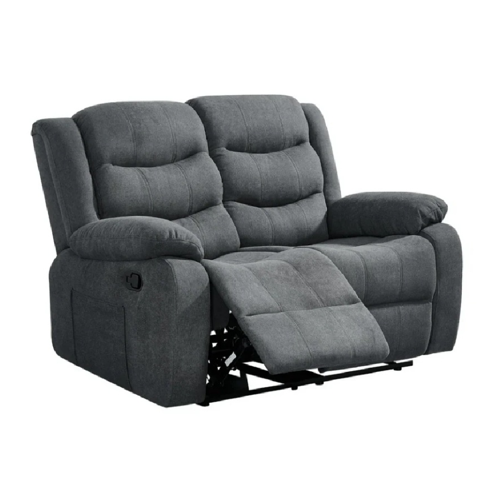 Harrogate Grey Fabric Recliner 3 + 2 Sofa Set