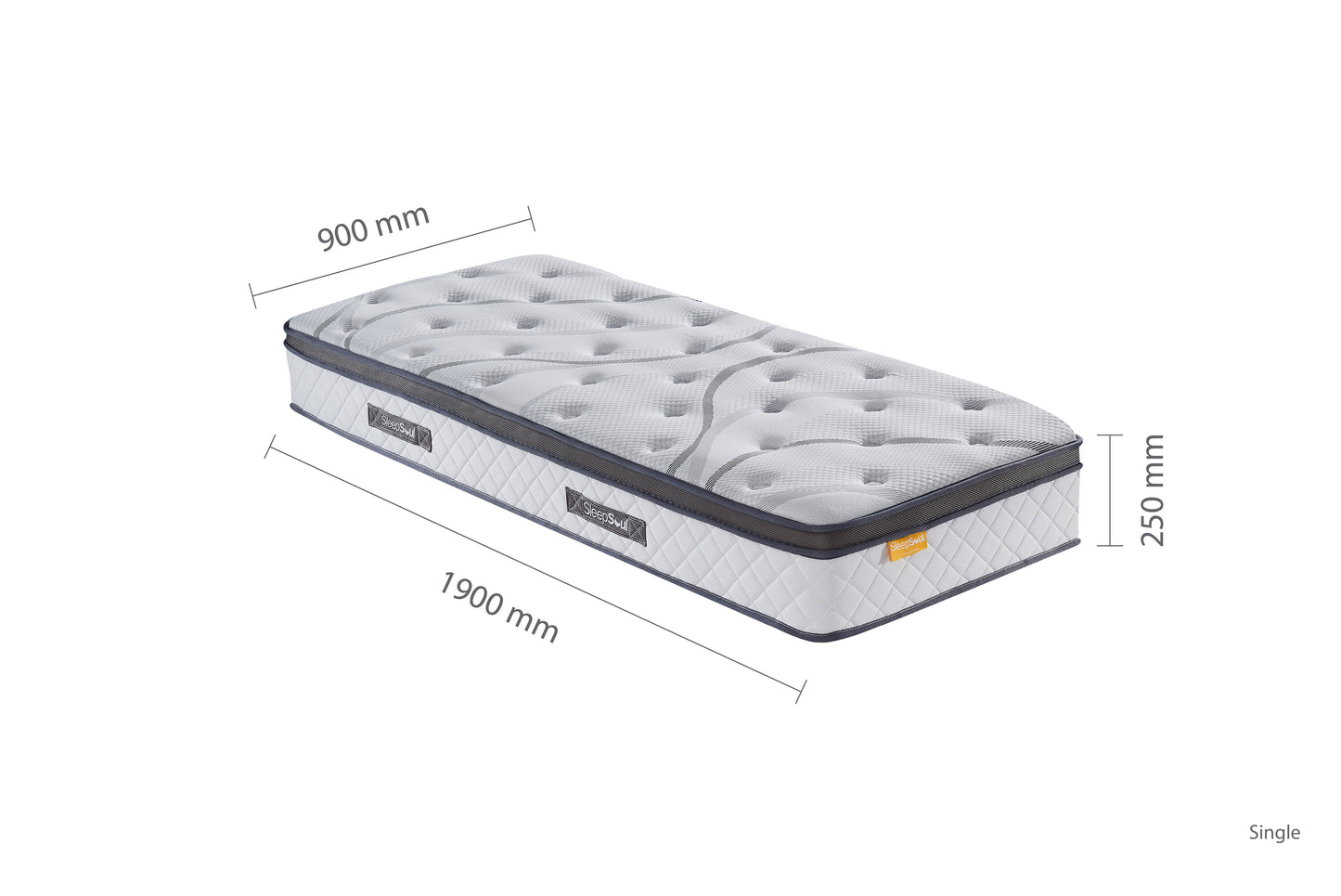 Heaven 1000 Pocket Sprung Coolgel Single Mattress