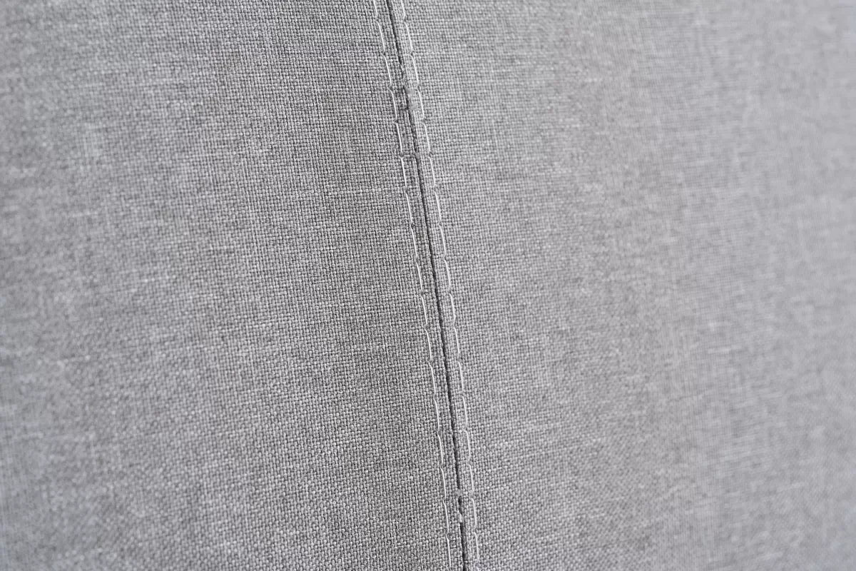 Lancaster Grey Fabic Storage Double Bed + Heaven Double Mattress