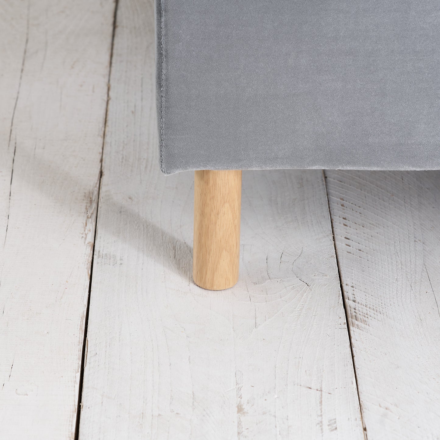 Loxley Grey Double Bed + Comfort Double Mattress