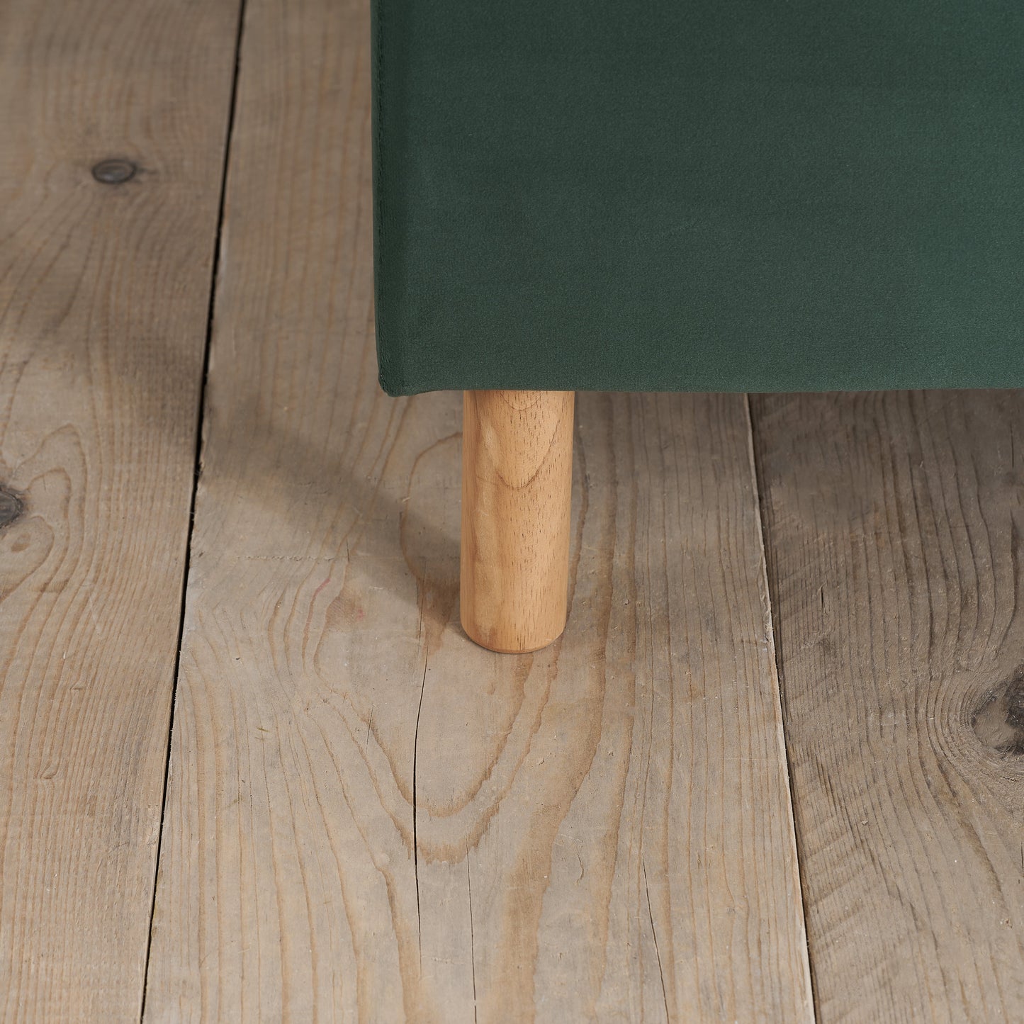 Loxley Green Ottoman King Bed + Comfort King Mattress