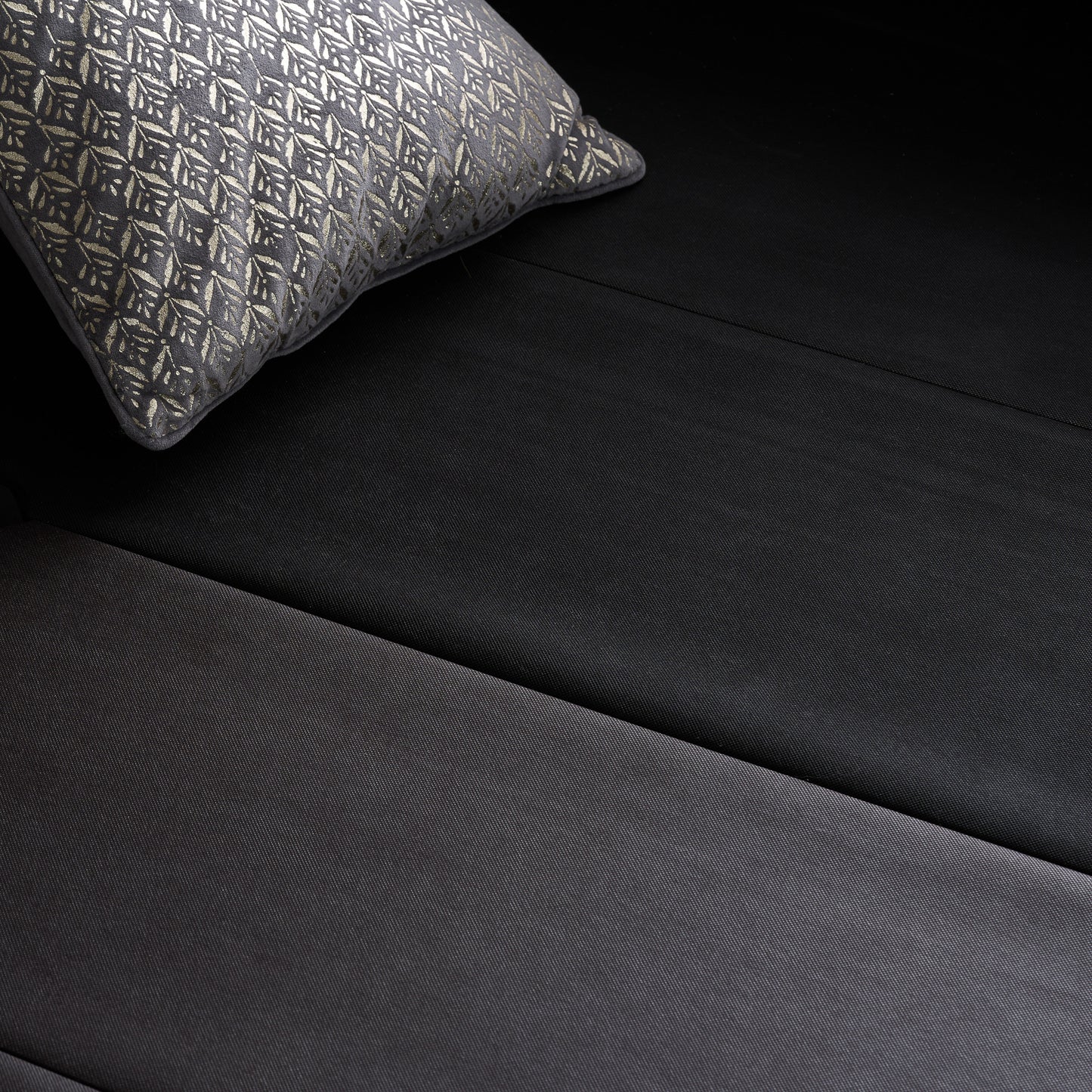 Loxley Grey Ottoman Double Bed + Comfort Double Mattress