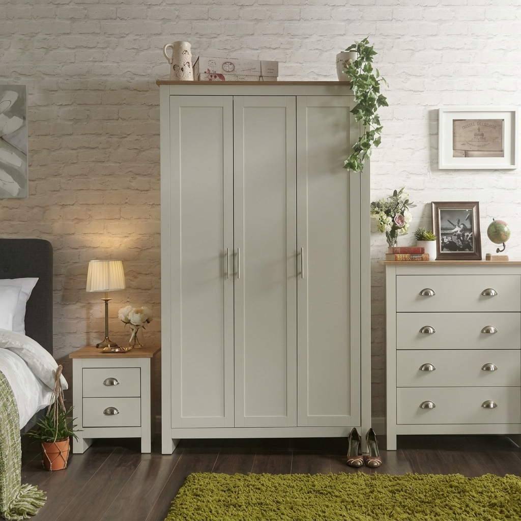 Launceston Cream 4 Piece Bedroom Furniture Set