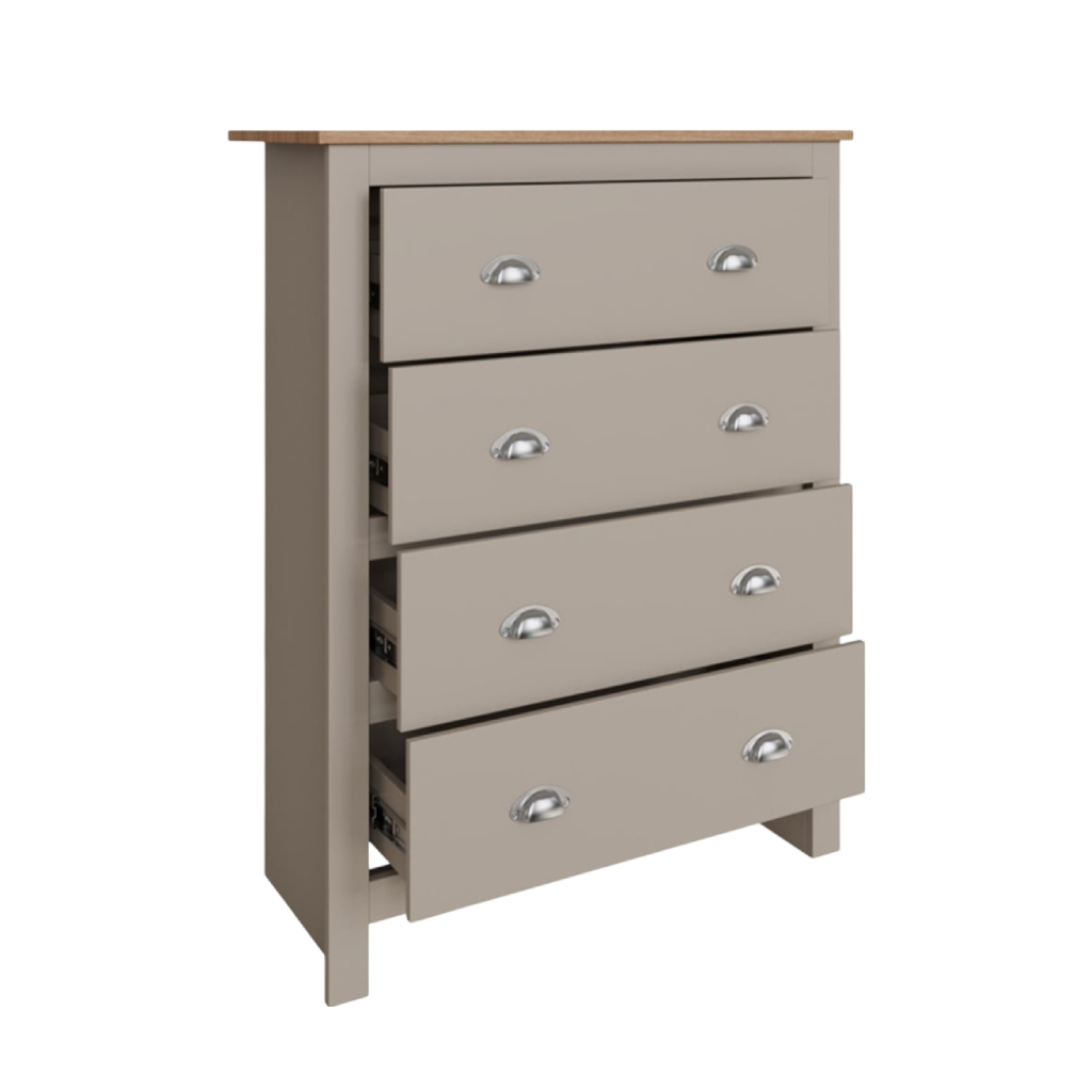 Launceston Grey 4 Piece Bedroom Furniture Set