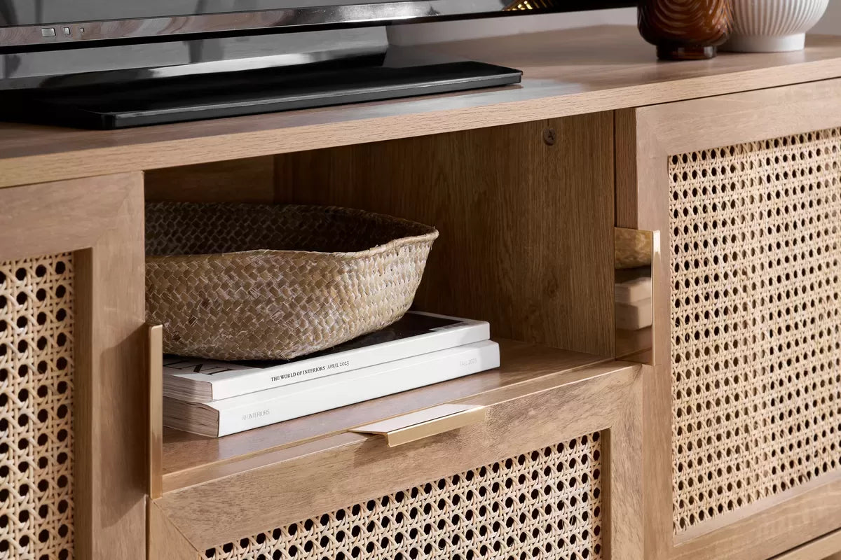 Noah Oak 2 Door 1 Drawer TV Unit