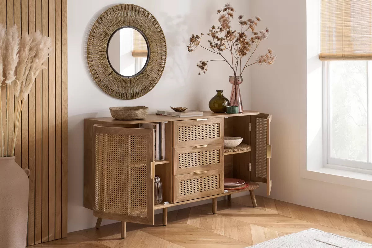 Noah Oak 2 Door 3 Drawer Sideboard