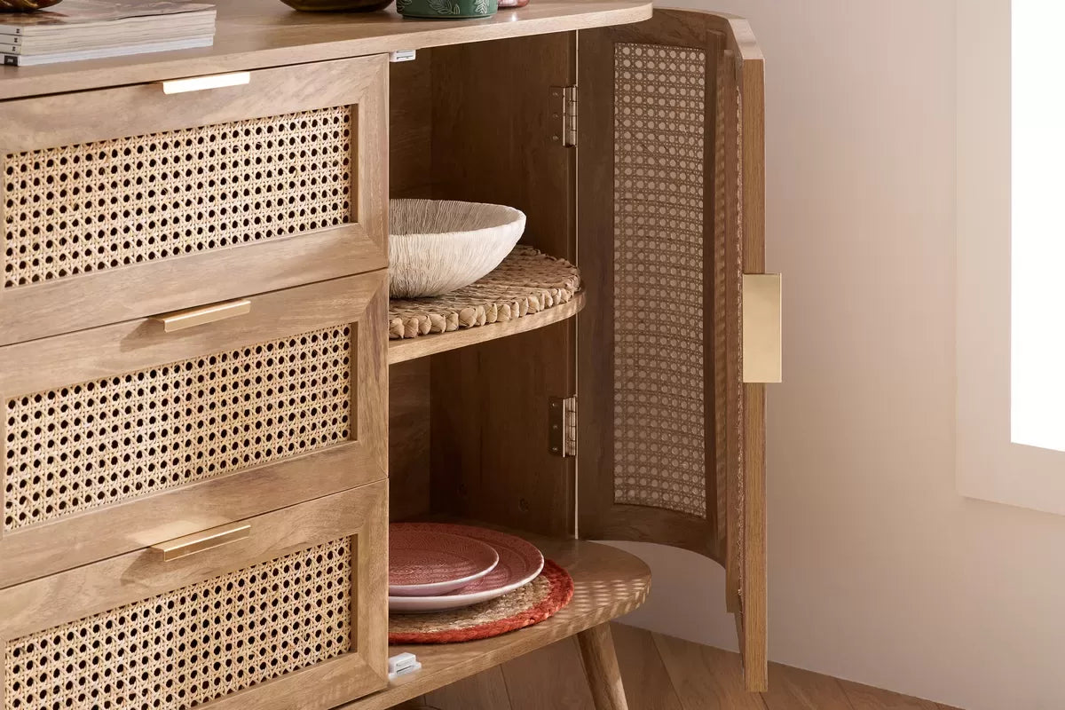 Noah Oak 2 Door 3 Drawer Sideboard