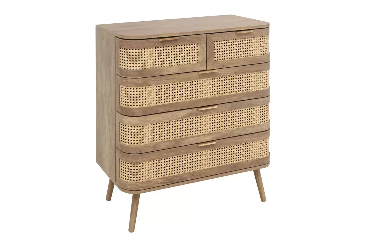 Noah Oak 5 Drawer Chest