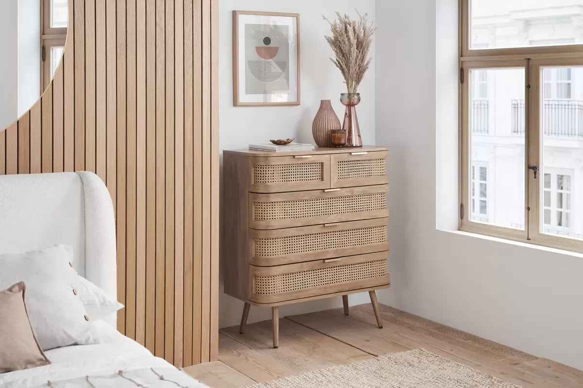 Noah Oak 5 Drawer Chest