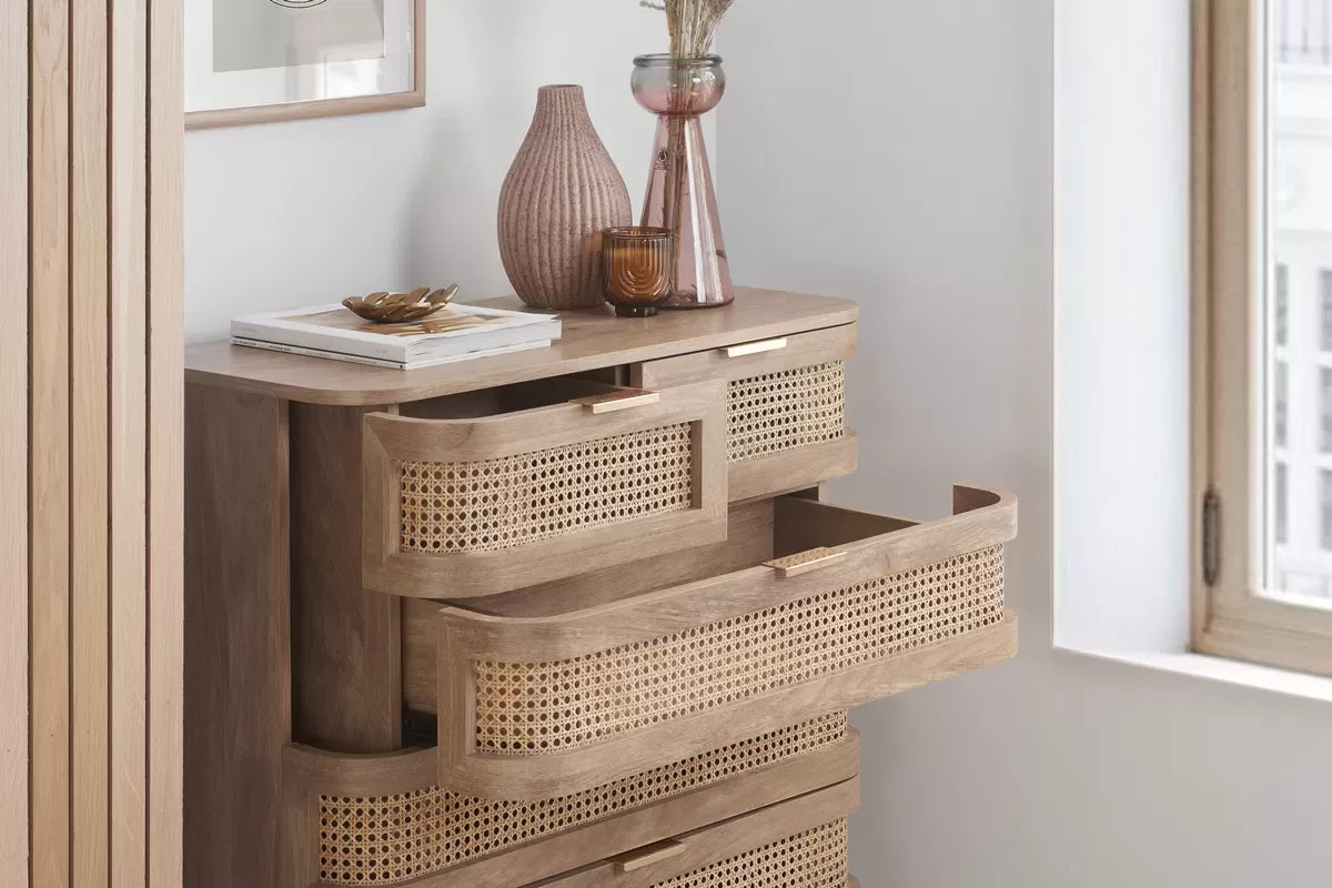 Noah Oak 5 Drawer Chest